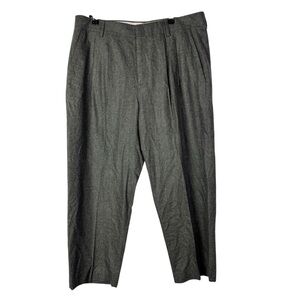 Margaret Howell Gray Wool Pleated Straight Leg‎ Dress Pants 16
